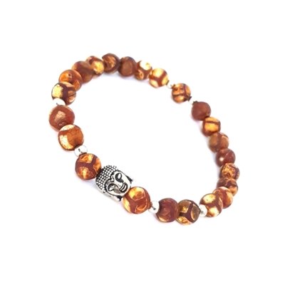 Pulseira Empório Top Buda Pedra Marrom Menor preço em Pulseira Empório Top Buda Pedra Marrom