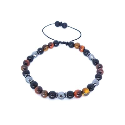 Pulseira Empório Top Mix de Pedra Olho de Tigre e Onix Preto Menor preço em Pulseira Empório Top Mix de Pedra Olho de Tigre e Onix Preto