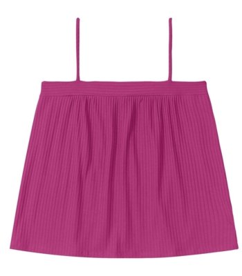 Blusa de Alça Feminina Em Ribana Canelada Endless Rosa