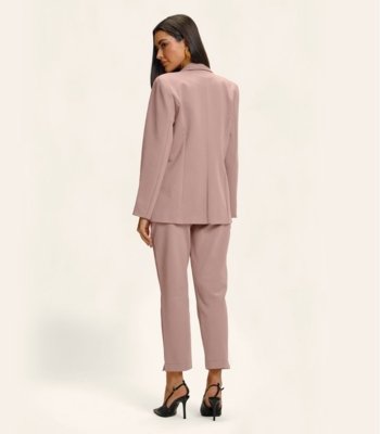 Calça Feminina Reta Ponto Roma Endless Rosa
