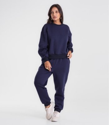 Conjunto Blusão Com Calça Endless Azul