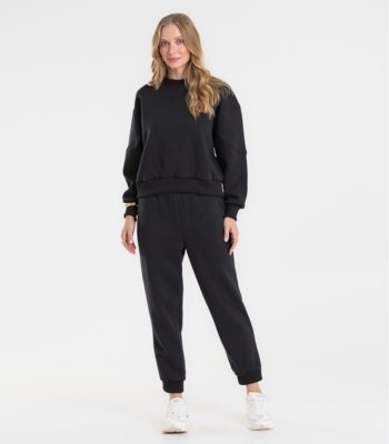 Conjunto Blusão Com Calça Endless Preto