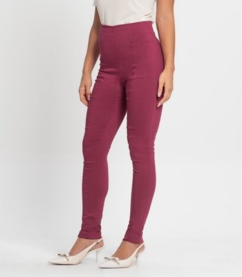 Legging Feminina Em Bengaline Endless Rosa