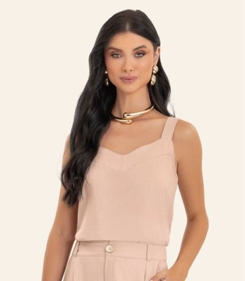 Regata Feminina Decote Em V Endless Rosa