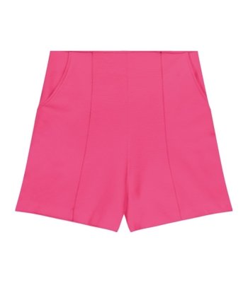Shorts Feminino Em Moletinho Endless Rosa
