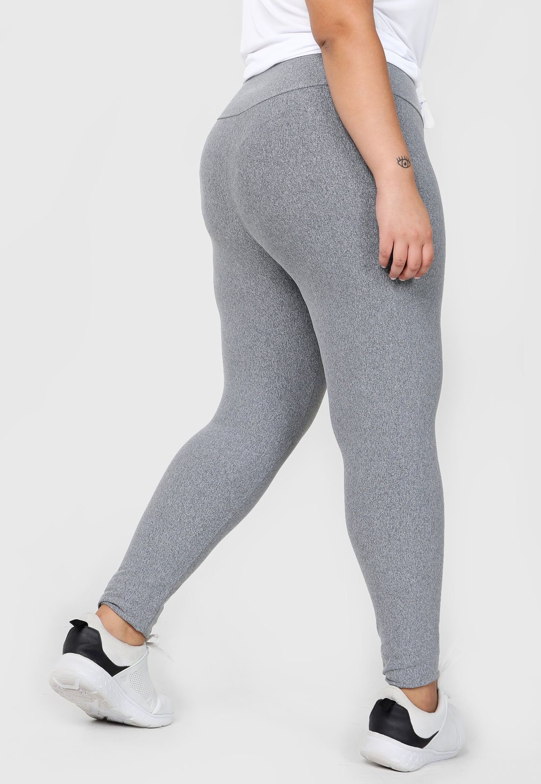 Calça Legging Plus Size Nike Essential Futura Hr Feminina - Preto+
