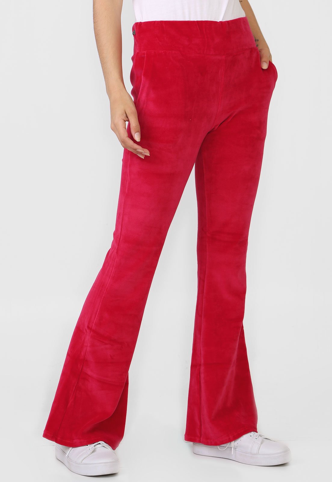 Calça de hot sale plush flare