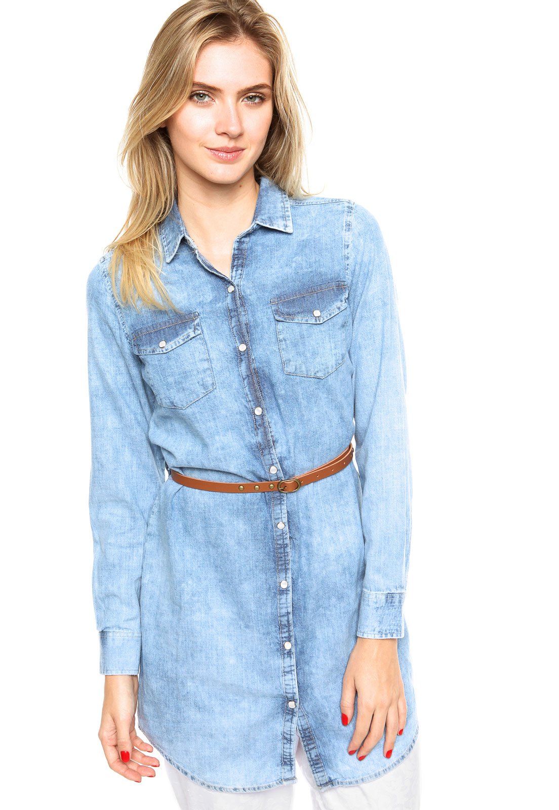 camisa jeans enfim