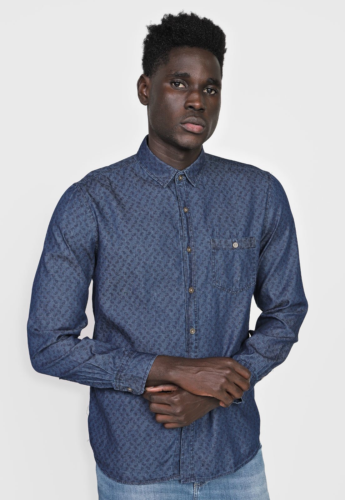 camisa jeans enfim