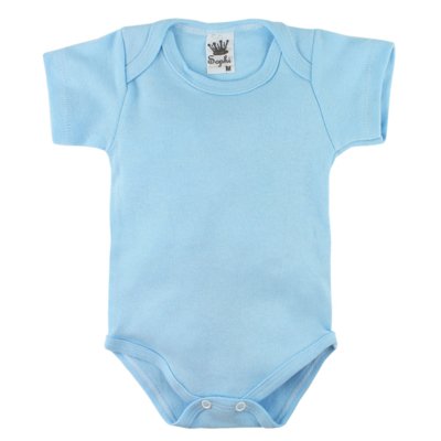 Body Para Bebê Alyaht Básico Azul Claro Menor preço em Body Para Bebê Alyaht Básico Azul Claro