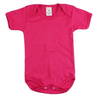 Body Para Bebê Alyaht Básico Cereja Menor preço em Body Para Bebê Alyaht Básico Cereja