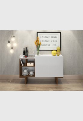 Menor preço em Aparador/Buffet/Bar Best Branco Estilare Móveis