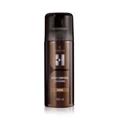 Spray Eudora Corporal H Força Marrom Menor preço em Spray Eudora Corporal H Força Marrom