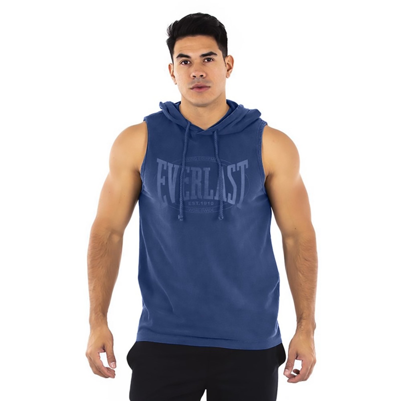 everlast sleeveless moletom com capuz