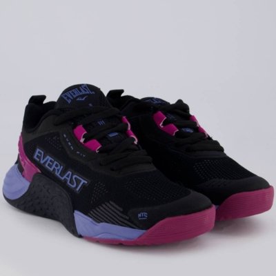 Tênis Everlast Climber Ultra Feminino Preto e Roxo