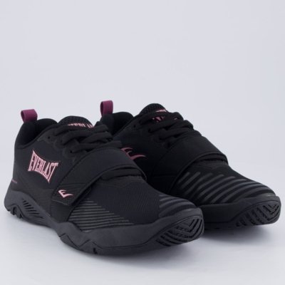 Tênis Everlast Elite Feminino Preto e Rosa