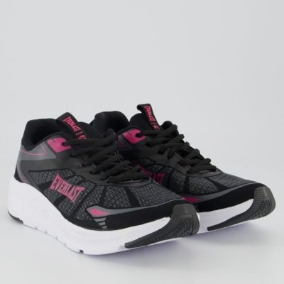 Tênis Everlast Hokus Feminino Preto e Rosa