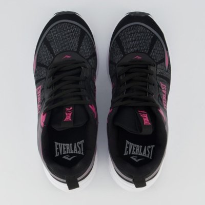 Tênis Everlast Hokus Feminino Preto e Rosa