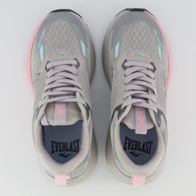 Tênis Everlast Strattos Feminino Cinza e Rosa