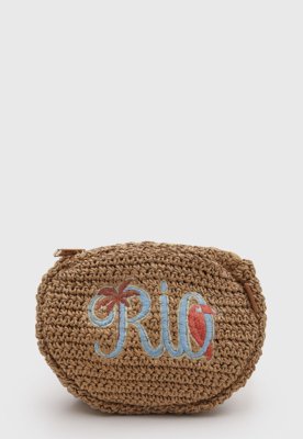 Bolsa FARM Crochê Chuchu Rio Bege