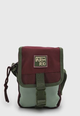 Bolsa Feminina FARM Fervo Colorblocking Verde