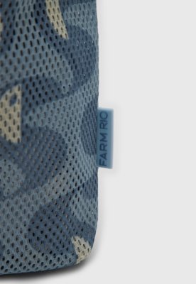 Bolsa Feminina FARM Mesh Copatuca Azul