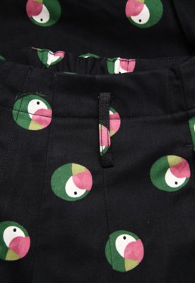 Calça Feminina FARM Estampada Preta