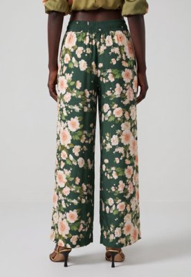 Calça Feminina FARM Floral Verde