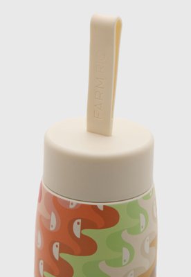 Garrafa FARM Estampada Aço Inoxidável Off-White