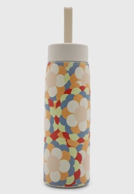 Garrafa FARM Estampada Colorida Off-White