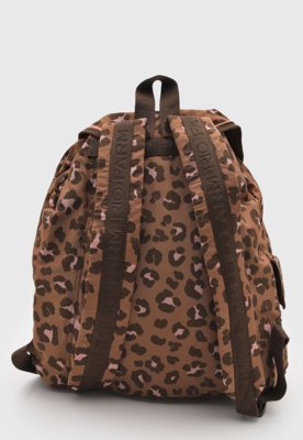 Mochila FARM Animal Print Marrom