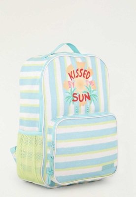Mochila FARM Me Leva Listrado Rio Azul