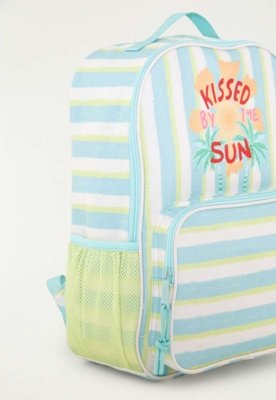 Mochila FARM Me Leva Listrado Rio Azul