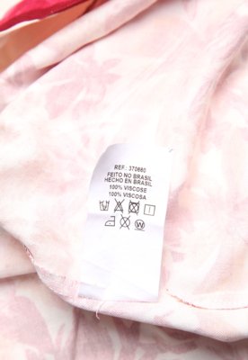 Saia Feminina FARM Longa Floral Rosa