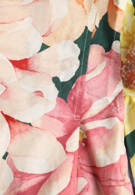 Vestido FARM Curto Floral Rosa