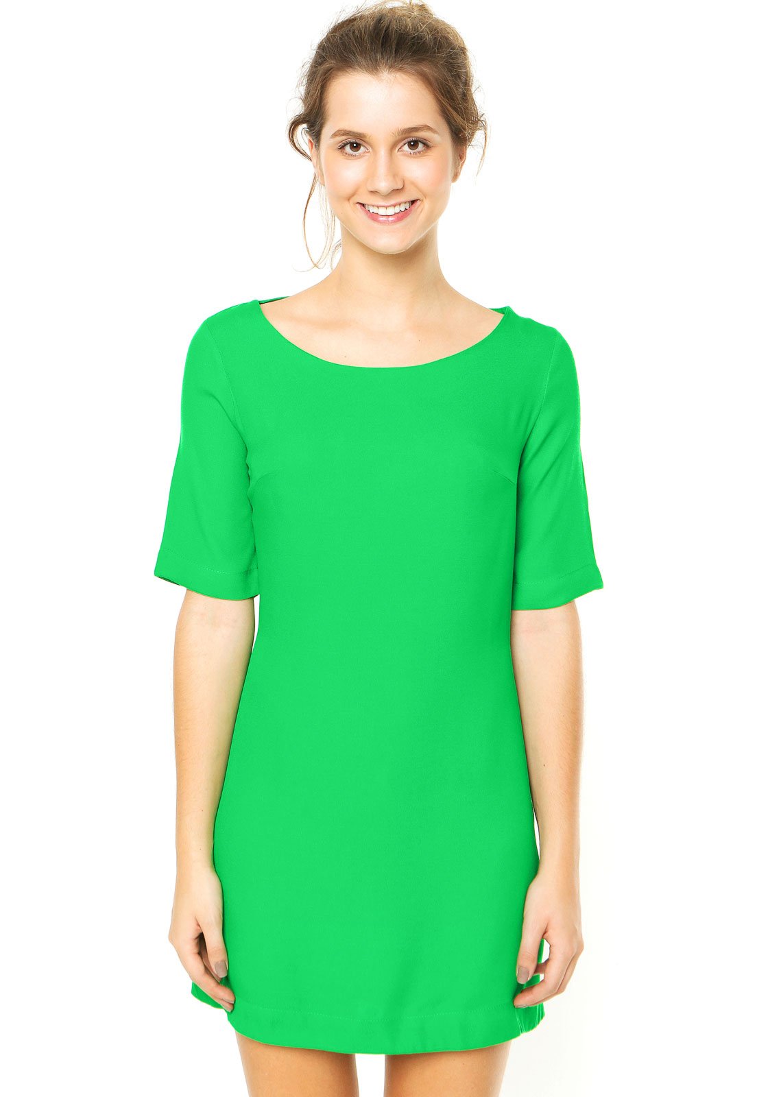 farm vestido verde
