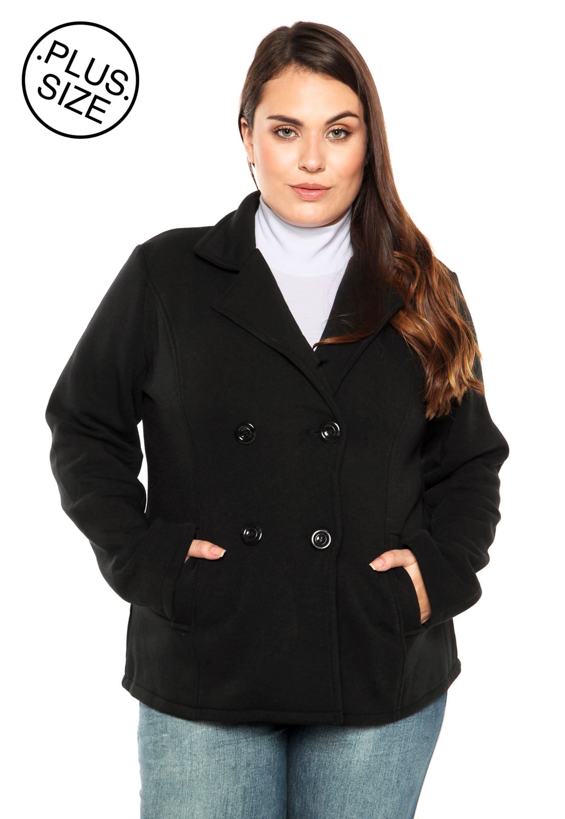 Casaco facinelli hot sale plus size