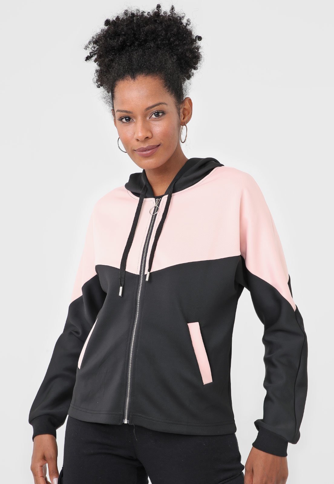 dolman sleeve moletom com capuz
