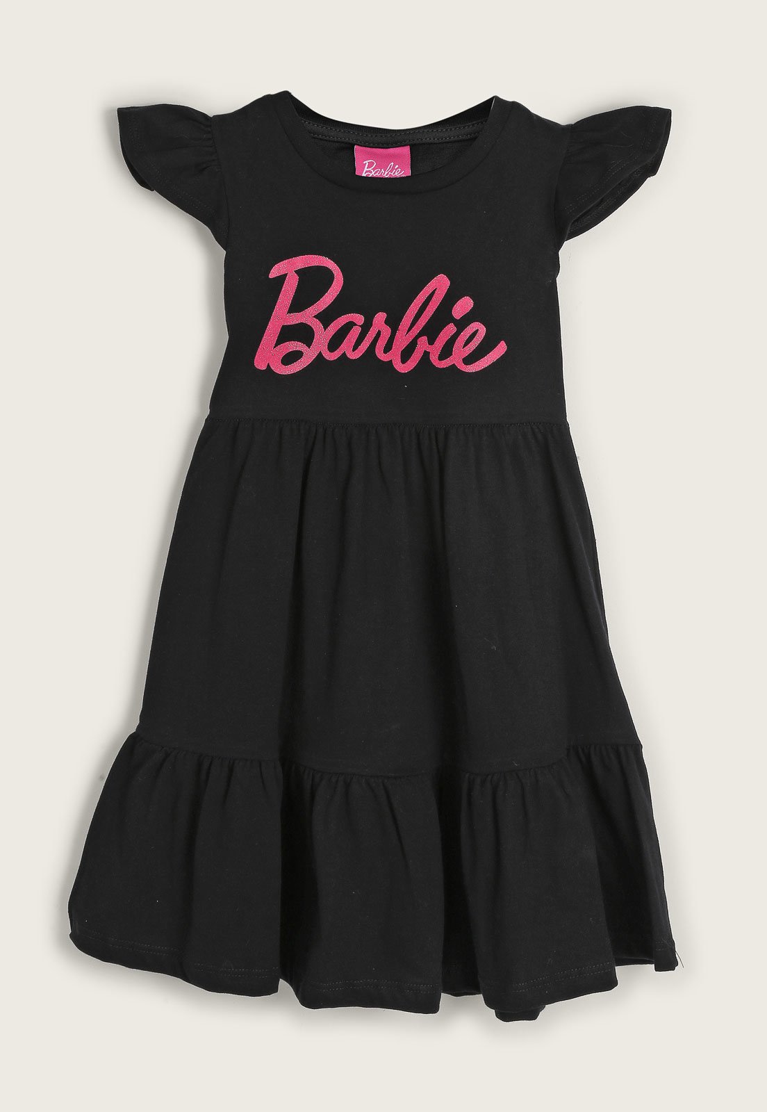 Vestido Fakini Infantil Barbie Cinza - Compre Agora