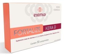 Farmoquímica Eximia Fortalize Kera D 30cpr Menor preço em Farmoquímica Eximia Fortalize Kera D 30cpr