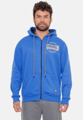 Moletom Fatal Estampado Azul