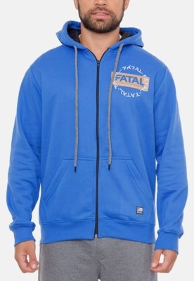 Moletom Fatal Estampado Azul
