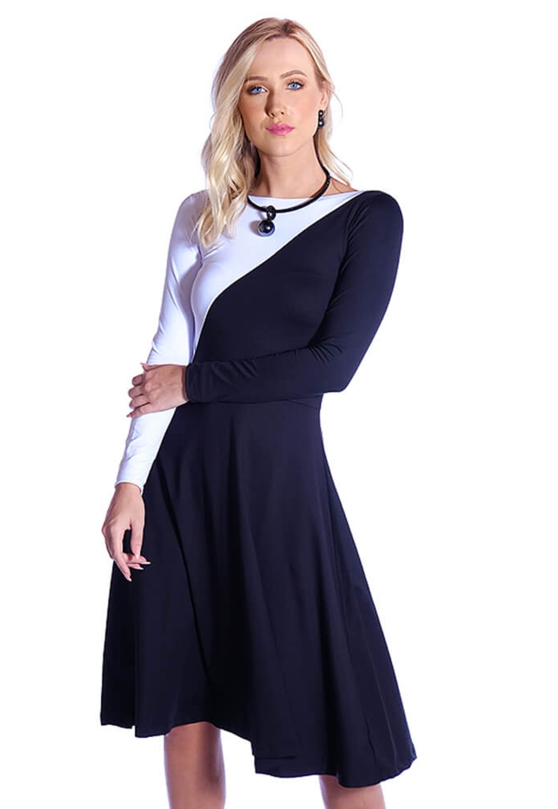 vestido nike air manga longa
