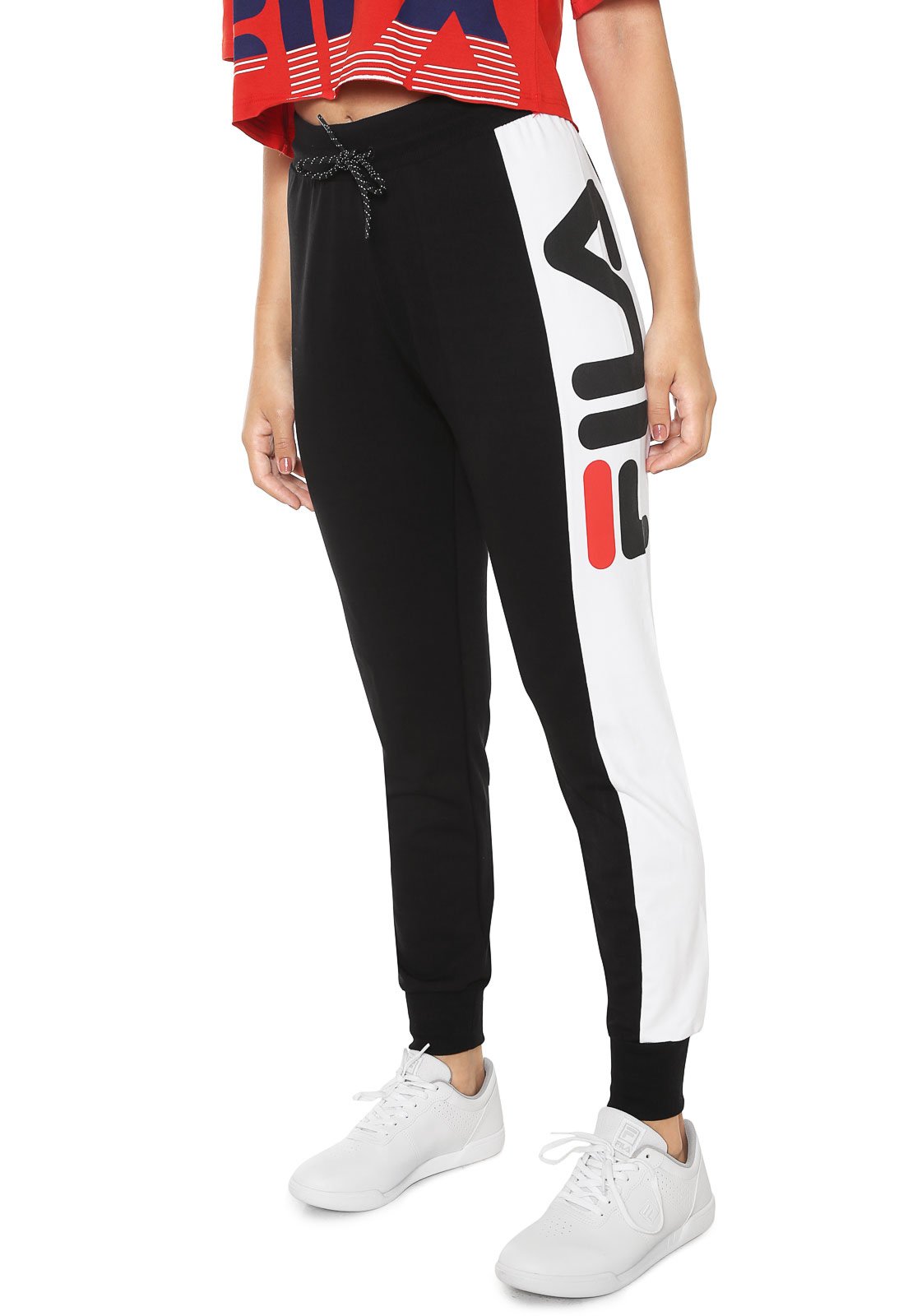 calça jogger feminina fila