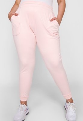 Calça Fila Jog Sports Forward Plus Feminina Rosa