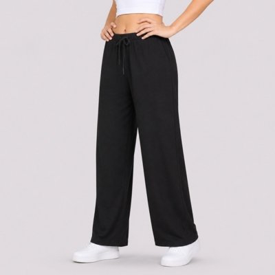 Calça Fila Reta Rib Feminina All Black