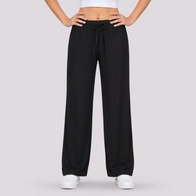 Calça Fila Reta Rib Feminina All Black