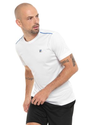 Camiseta Fila Aztec Box Branca Menor preço em Camiseta Fila Aztec Box Branca