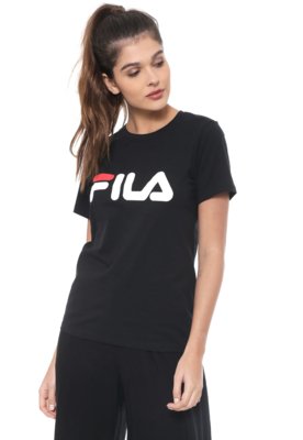 camisa da fila preta