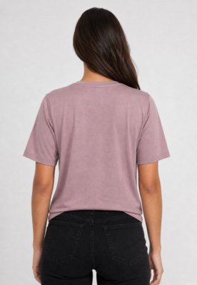 Camiseta Fila Basic Train Rosa